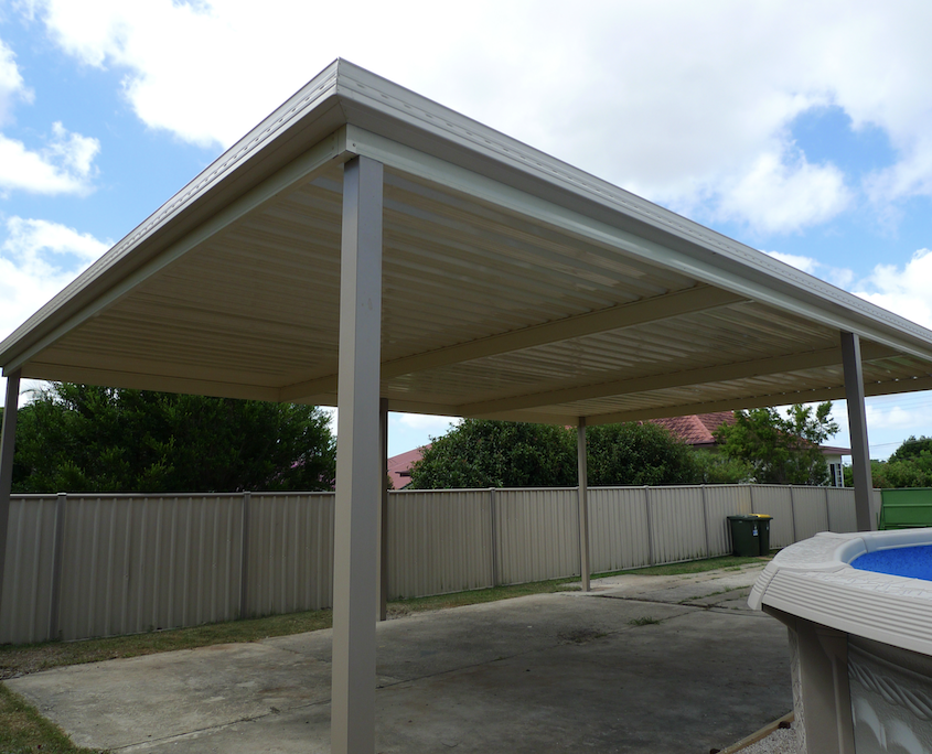 Free Standing Flat Roof Carport - DIY Free Standing Carport Kit Suppliers